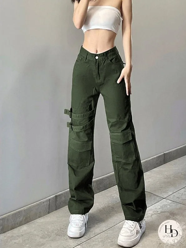 Straight-leg Casual Trousers