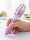 2.6mm Fuse Bead Pen with Non-Slip Grip One-Touch Beadable Dispenser Easy Press High-Capacity DIY Craft Materials Pixel Art Accessories