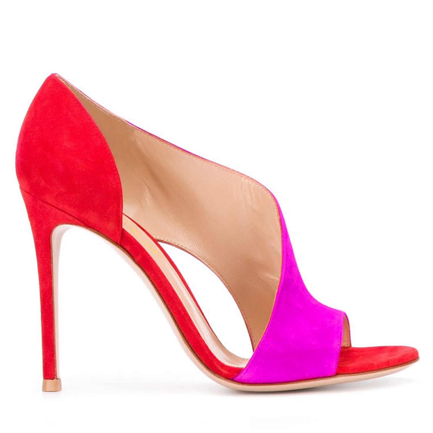 TAAFO Mixed Colors Stilettos Women's Sandals High Thin Heels Open Toe Ladies Dress Party Shoes 