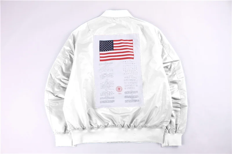 Men's Green Baseball Jacket Air Force Pilot MA-1 Jacket