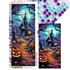(30*70cm)Halloween Pumpkin Castle - Full Round Drill Diamond Painting