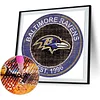 Diamond Painting-5D Full Round Drill Baltimore Ravens