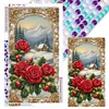 >SALE<5D DIY Full Round Drill Diamond Painting Snow Kit Home Decor Art Craft 40x70cm