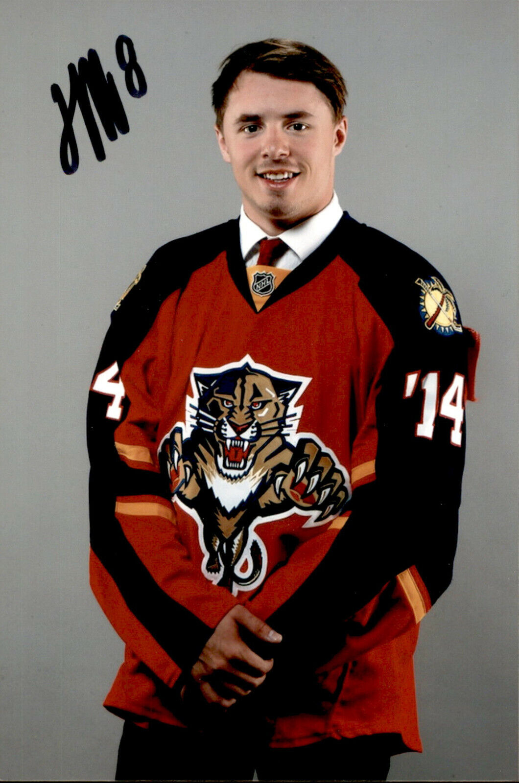 Jayce Hawryluk SIGNED 4x6 Photo Poster painting FLORIDA PANTHERS