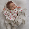 20" Reborn Lifelike Asleep Baby Girl Neria Cloth Body Reborn Doll Set with Heartbeat - RBBI-Myrebornbabydoll&reg; Myrebornbabydoll&reg;
