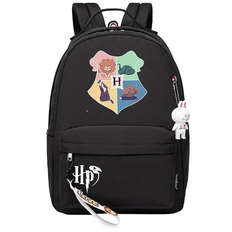 Mayoulove Harry Potter Hogwarts Cosplay Backpack School Bag Water Proof-Mayoulove
