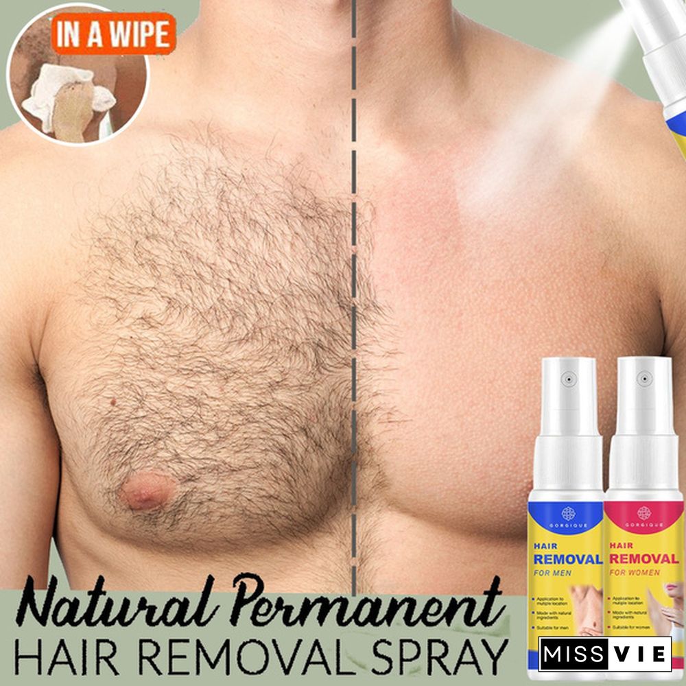 10ml/Permanent Hair Removal Spray Inhibiting and Reducing To Stop Hair Growth