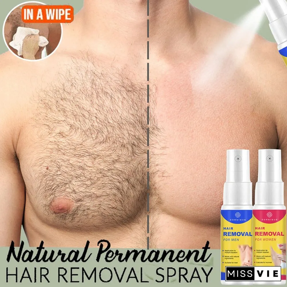 10ml/Permanent Hair Removal Spray Inhibiting and Reducing To Stop Hair Growth