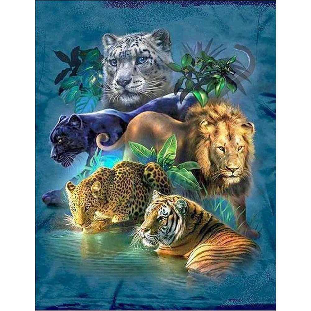 

Animal World - Round Drill Diamond Painting - 40*50CM, 501 Original