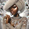 Diamond Painting-DIY Crystal Rhinestone Elegant Woman