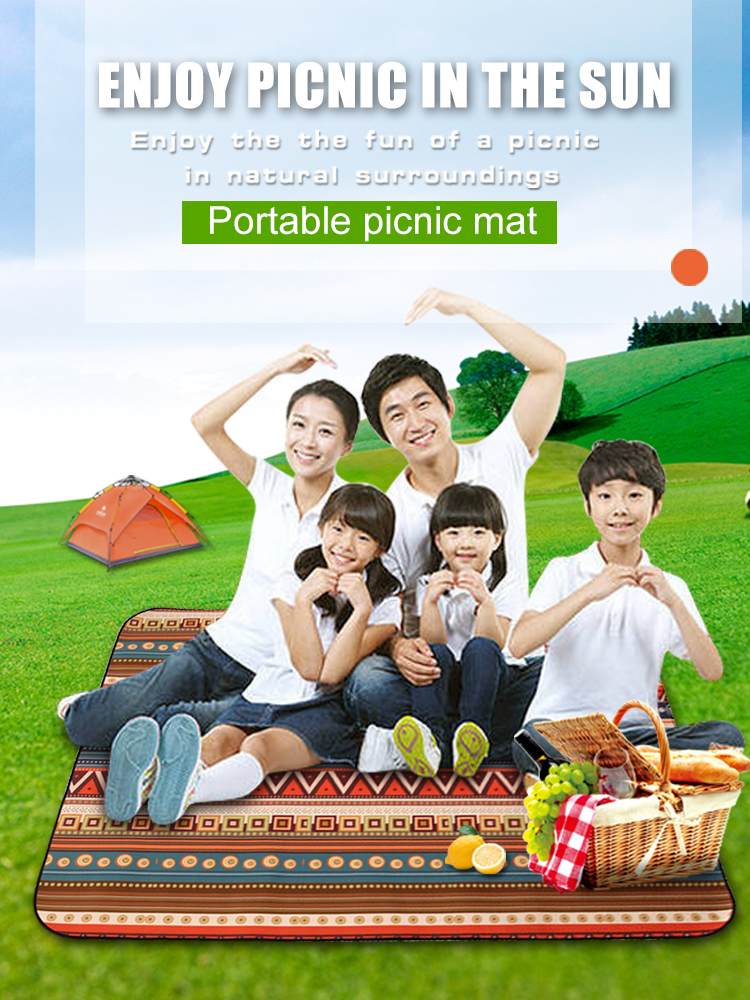 

Waterproof Foldable Sand Beach Blanket Outdoor Picnic Camping Playing Mat, 200x200cm, 501 Original