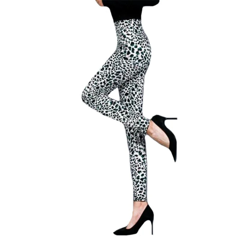 CUHAKCI Fitness Clothing Sexy Legging Leopard Leggings Women Sportswear Activewear Pants Printing  High Waist Pants