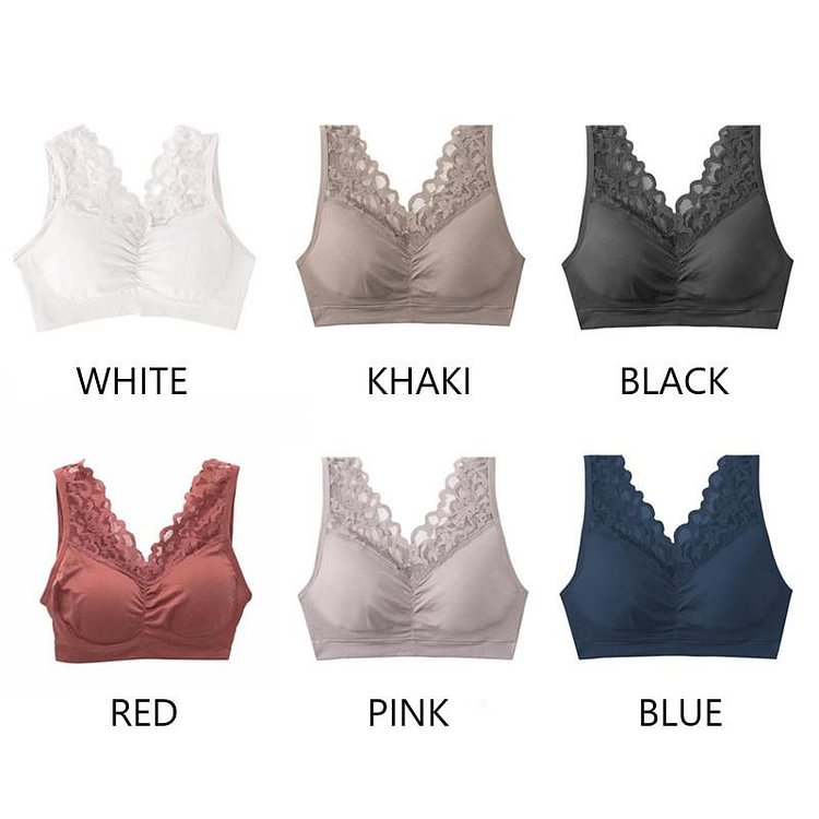 Breathable Sports Push Up Lace Bra （Buy one get one free）