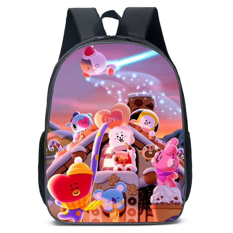 BT21 Cute Printed Backpack