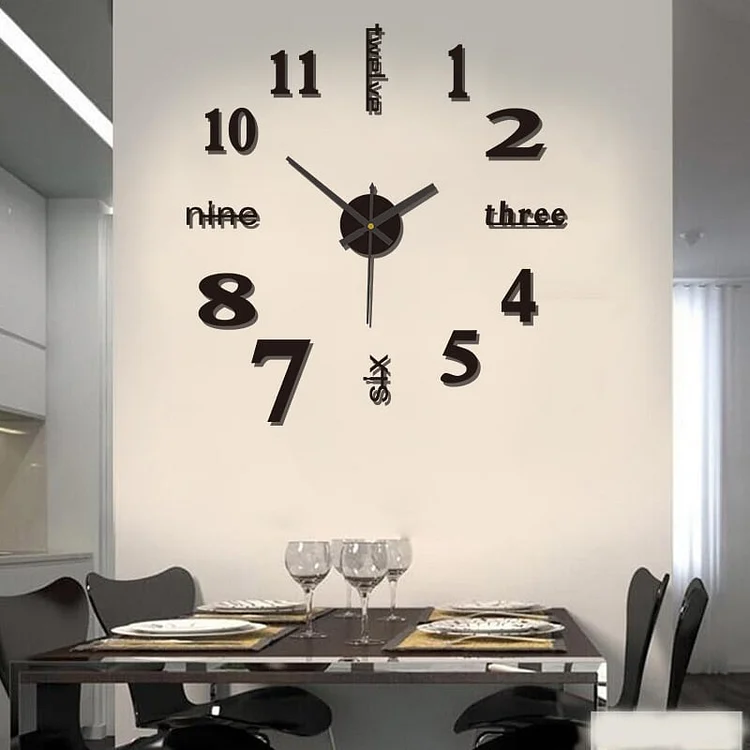 🔥Last Day Promotion 49%OFF🔥 3D Wall Decal Decorative Clock