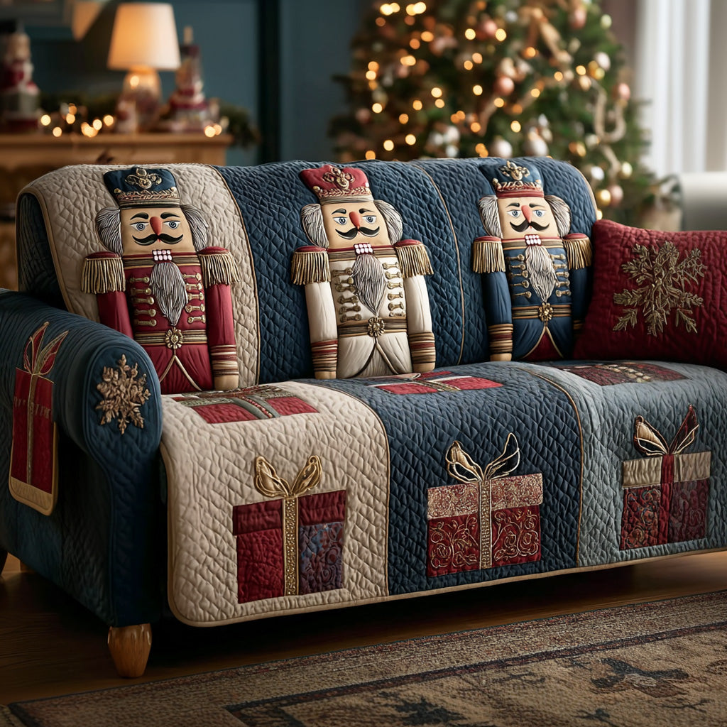 Nutcracker Guard Quilted Sofa Cover NCU0TD1804 everthome