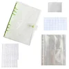 Diamond Painting Storage Book Beads Container Clear Loose Leaf A5 Binder