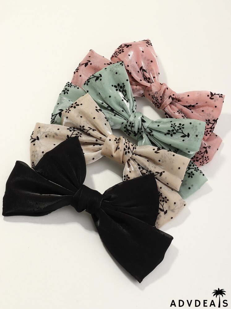 4pcs Bow Knot Hair Clip