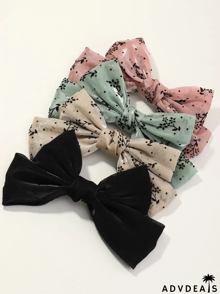 4pcs Bow Knot Hair Clip