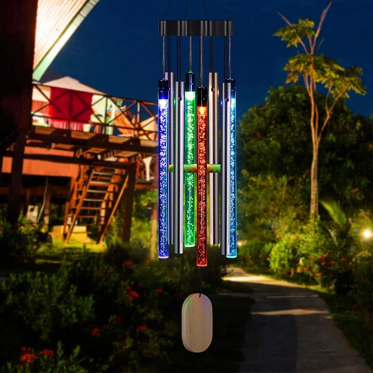 Solar Powered Musical Wind Chimes-Annaletters