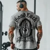 Good Luck Fitness Wash Short Sleeves T-shirt by Inlyline