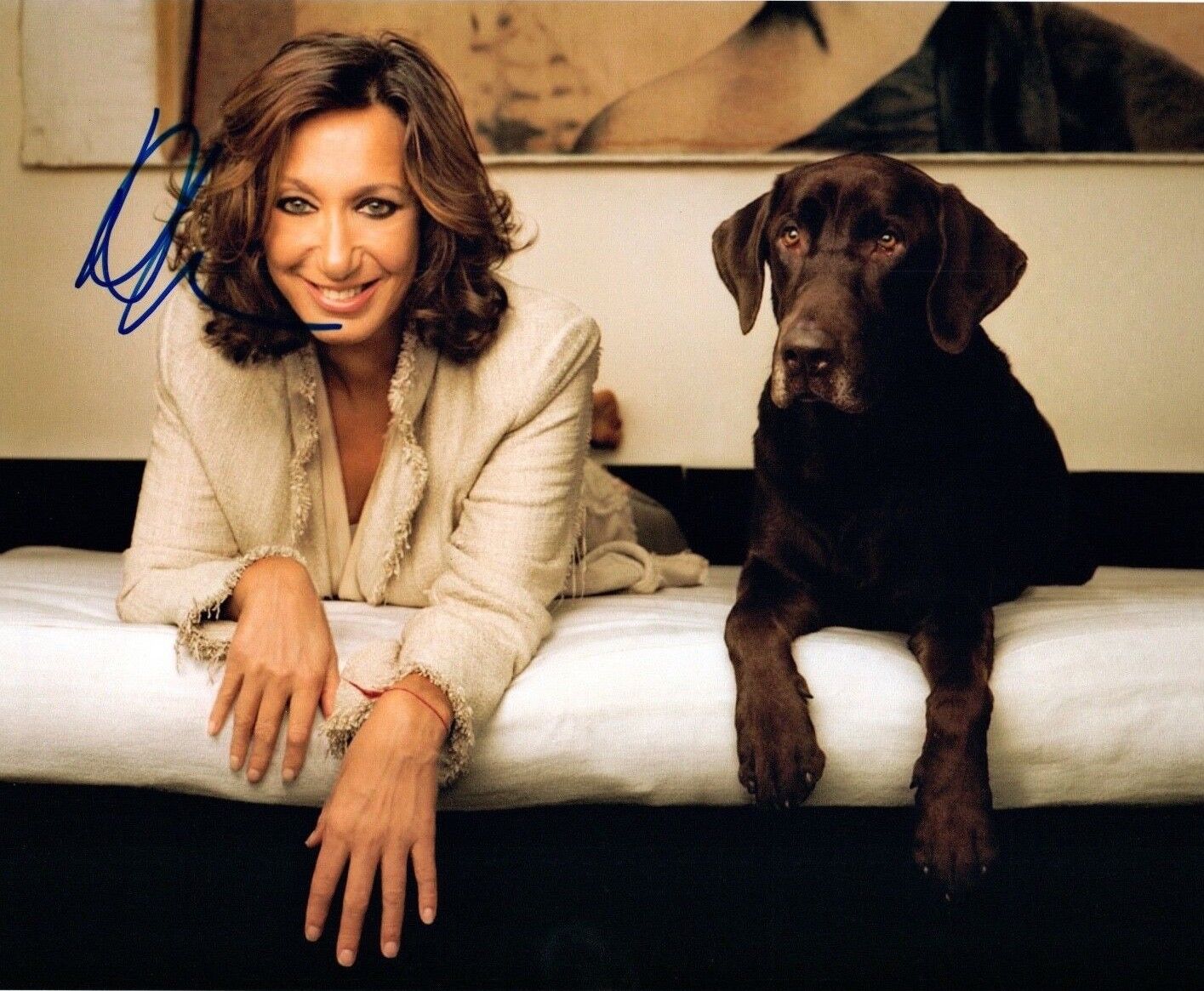 Donna Karan Signed Autographed 8x10 Photo Poster painting Fashion Designer COA VD