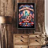 Diamond Painting -DIY Round Drill Independence Day USA(60*40CM)
