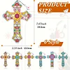 4PCS Diamond Painting Special Shape Crystal Painting Cross Bookmark Kit