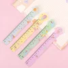 20PCS Cartoon Scale Rulers 15cm Kids School Stationery Student Class Exam Reward Office Work