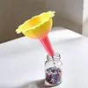 Gradient Color Diamond Painting Organizer Funnel Morning Glory Design Portable Drill Funnel for DIY Craft Easy Transfer Tools (Style B)