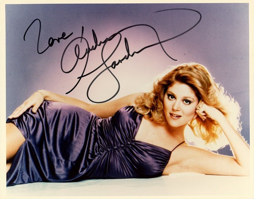 Sexy AUDREY LANDERS Signed Photo Poster painting