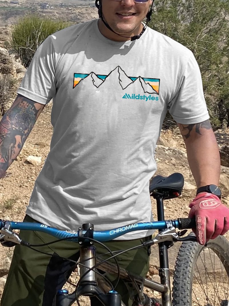 Men's Cycling Mountains T-shirt in  mildstyles