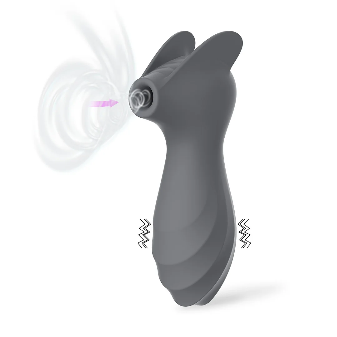 Snapdragon 6 Suction Mode Vibrator - Rose Toy