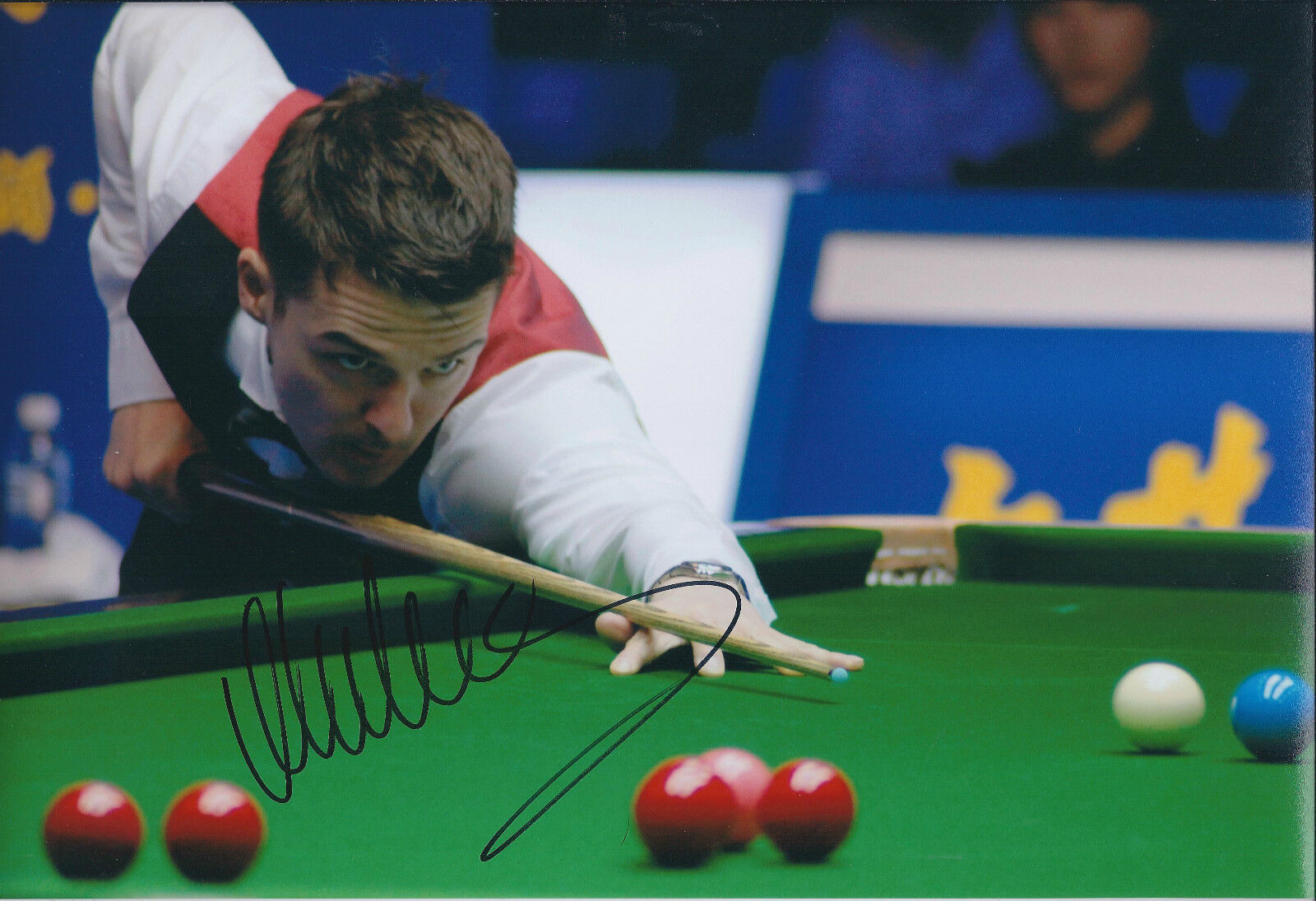 Michael HOLT SIGNED Autograph 12x8 Photo Poster painting AFTAL COA Snooker Genuine Crucible