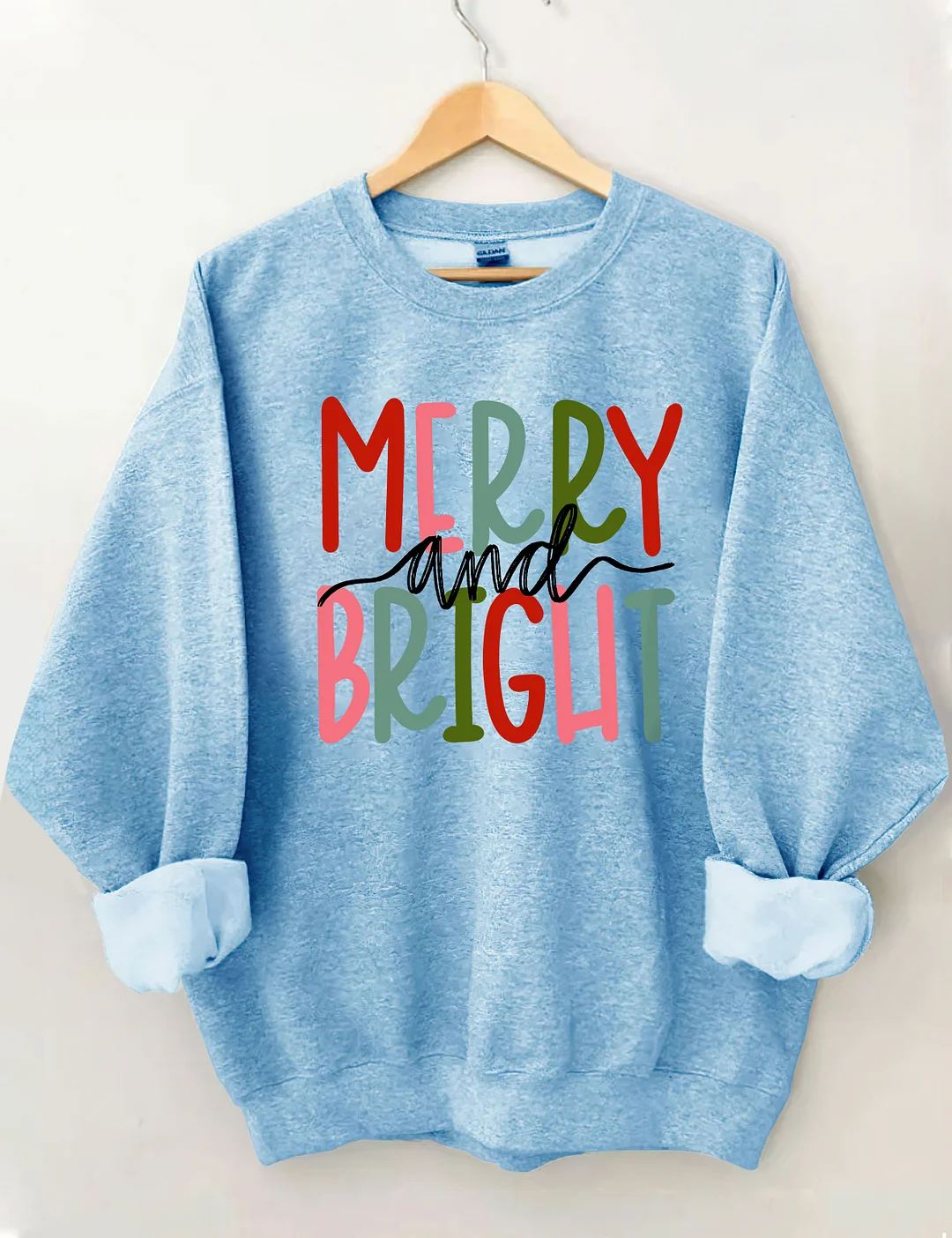 Merry and Bright Christmas Sweatshirt