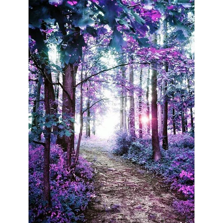Purple Grove - Painting By Numbers - 40x50cm
