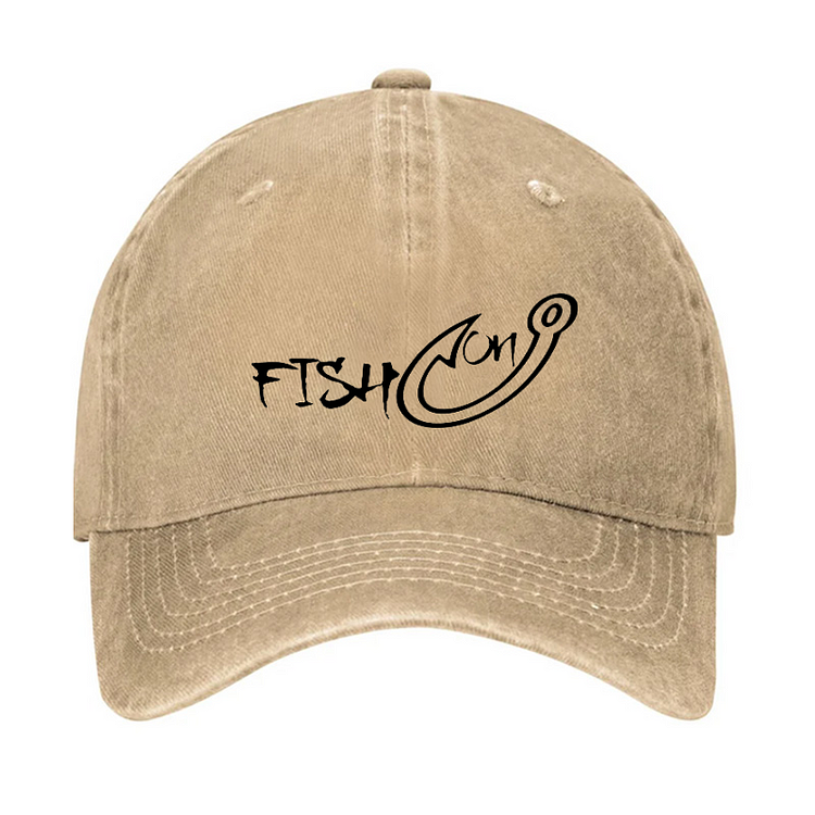 Fish On Funny Fishing Hat