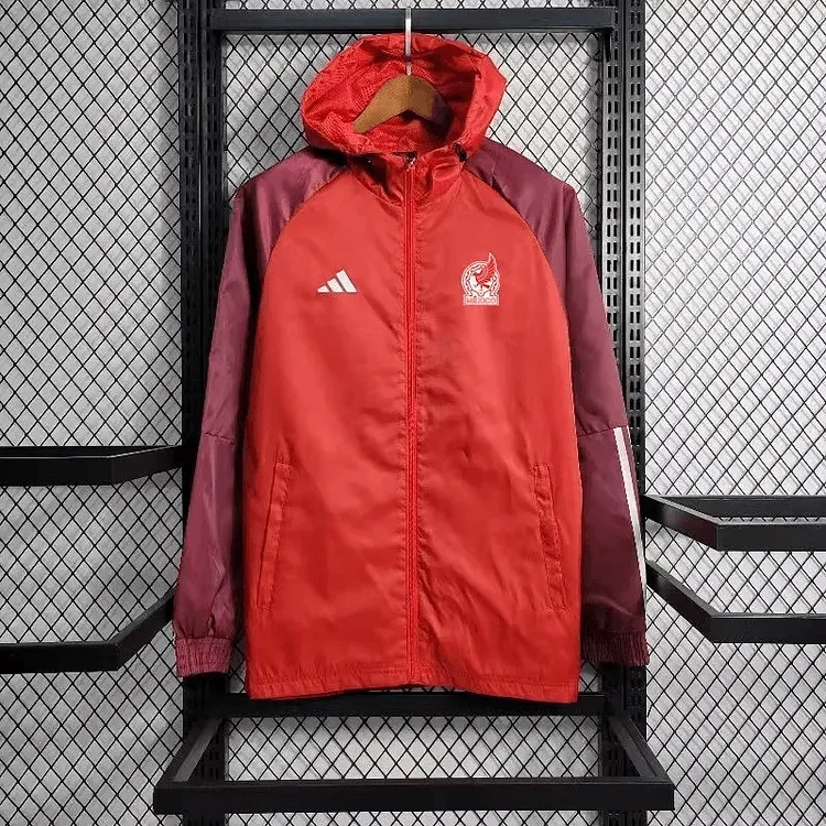 2023/2024 Mexico Windbreaker Red Football Jersey