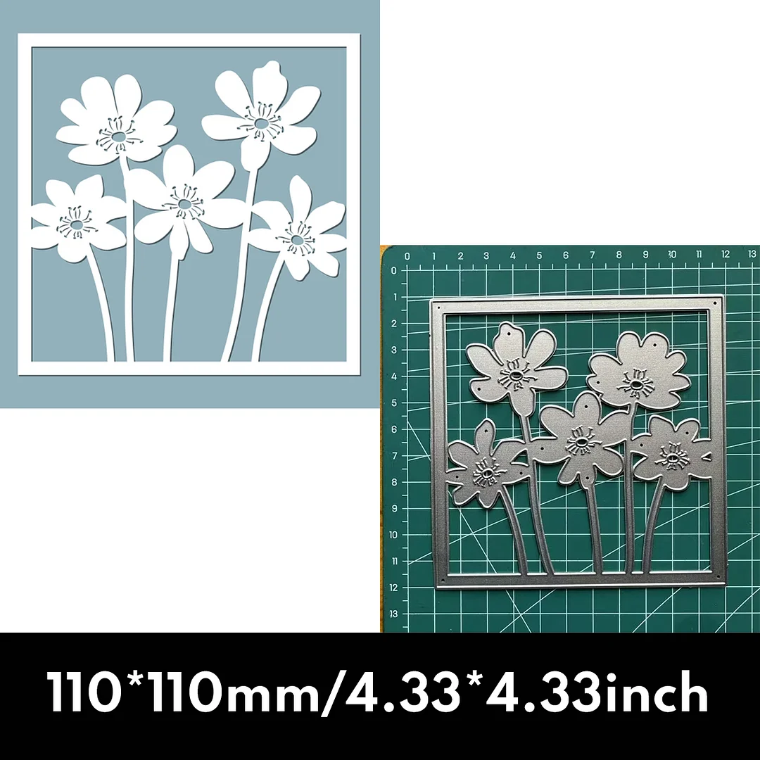 Athvotar Flowers Craft Paper Dies Cut Diy Handmade Mold Scrapbook For Card Making Stencils New Embossing Dies 2023