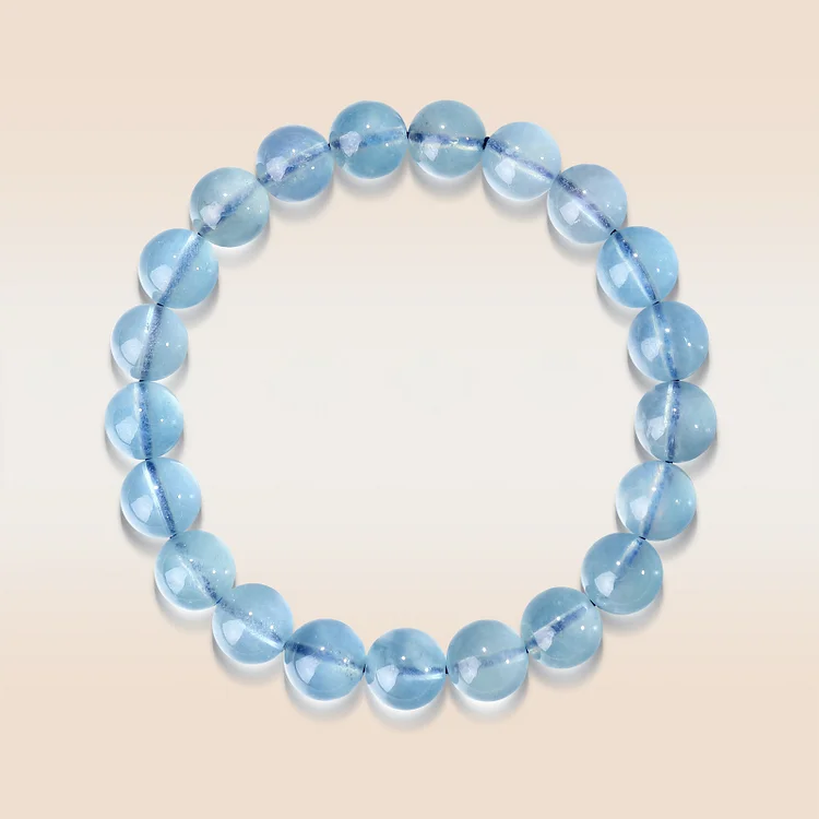 Blue Crystal Beaded Bracelet