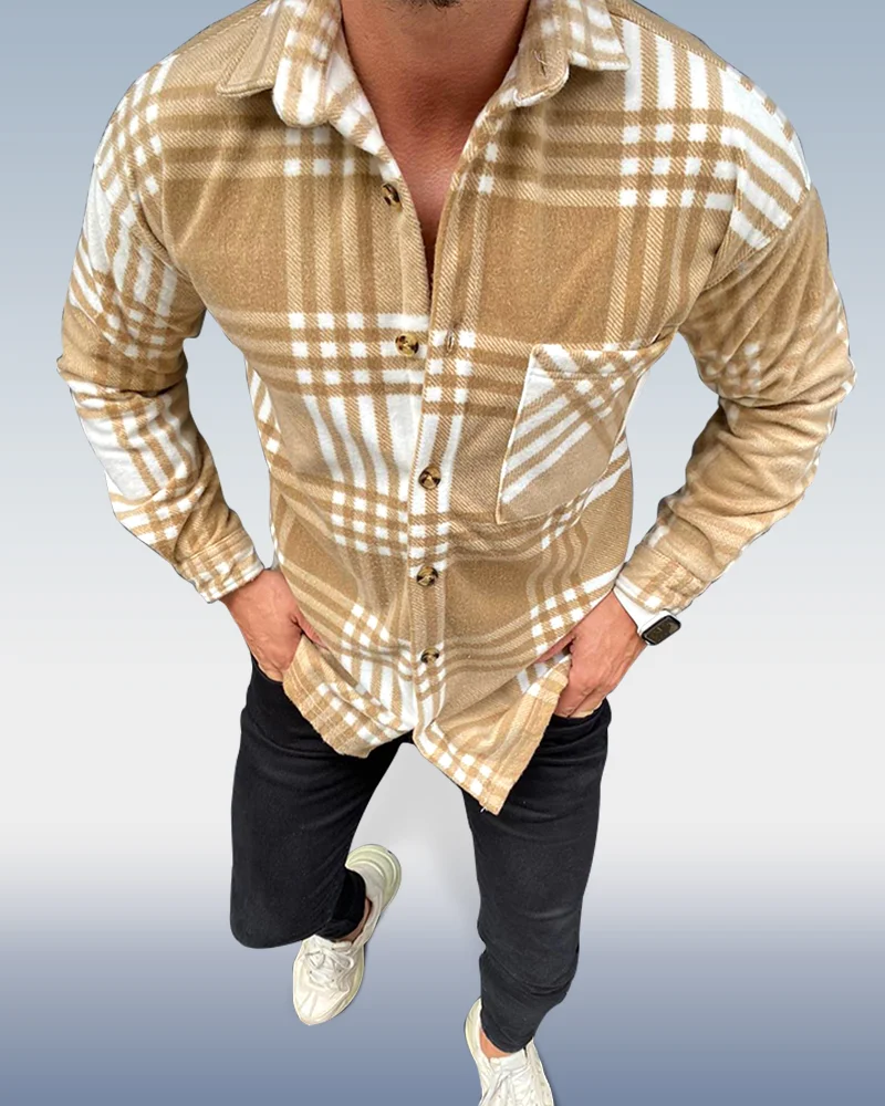 Men's new autumn shirt jacket 010