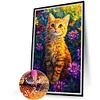 (40*60cm)Cat - Full Round Drill Diamond Painting