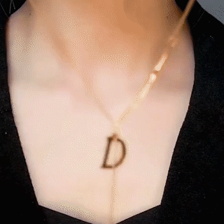 Jolieaprile Letter D Custom Trendy Necklace