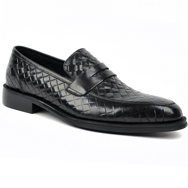 Men's Pattern Business Casual Leather Shoes