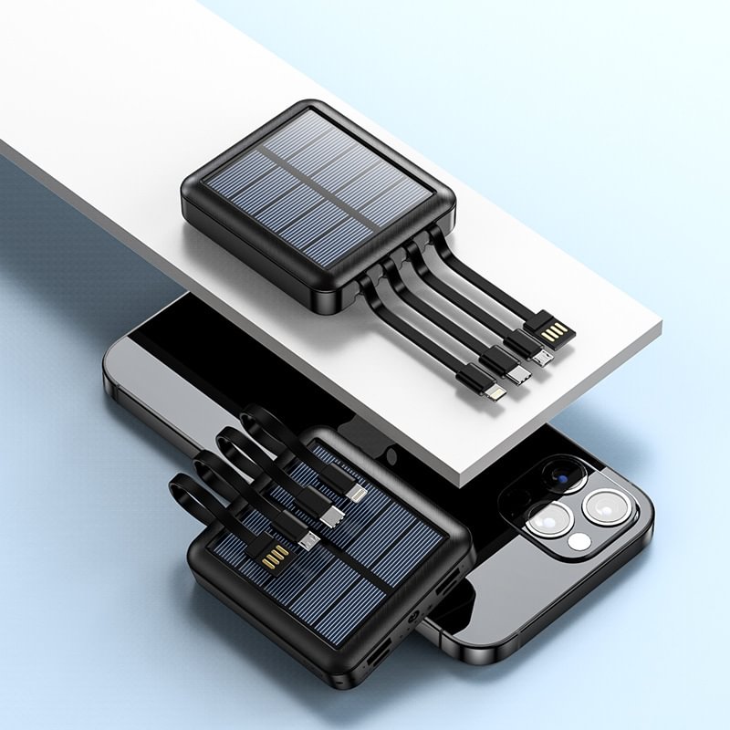 Musedesire™ Solar Power Phone Charger USB External Battery Pack