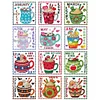 12 months -11CT Stamped Cross Stitch Kit(35*35cm)