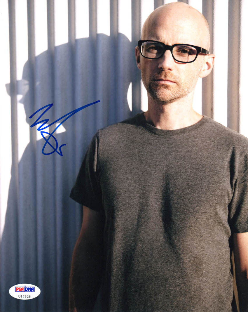 Moby SIGNED 8x10 Photo Poster painting DJ Vatican Commandos Grammy PSA/DNA AUTOGRAPHED