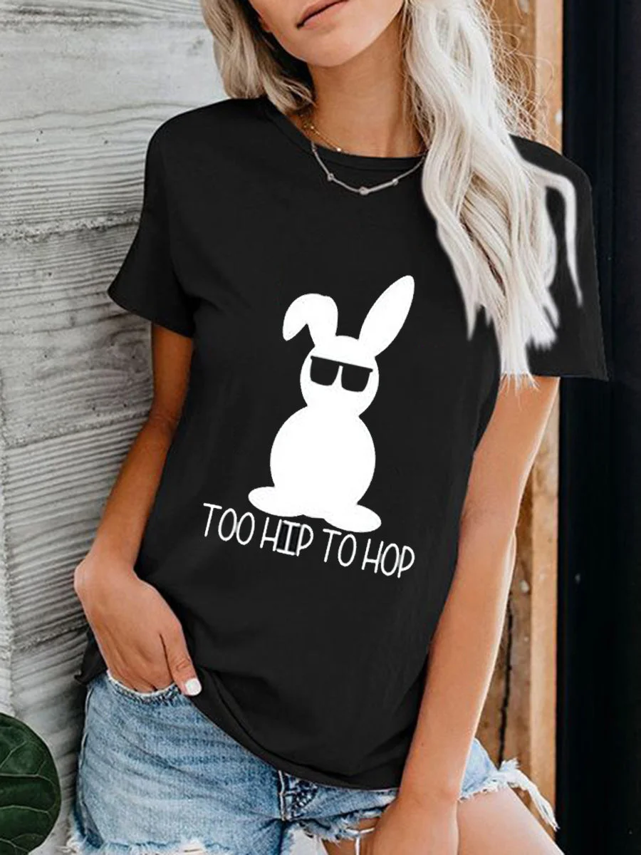Too Hip To Hop Bunny T-shirt