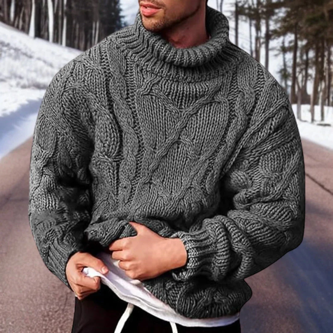 Warm Knitted Sweatshirt