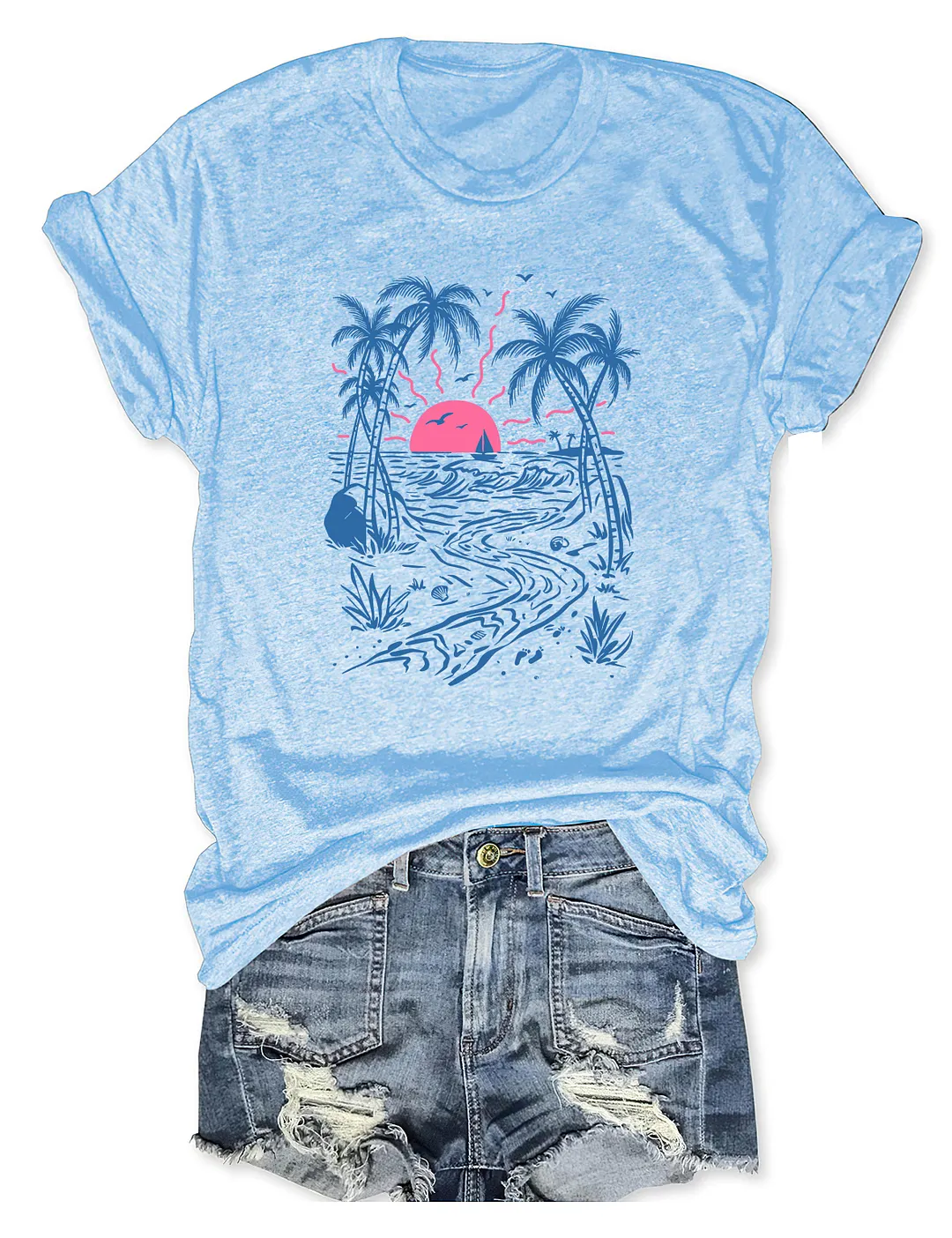 Beach Tropical Salty Summer T-shirt